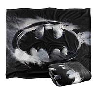 LOGOVISION Batman Batman Returns Logo Plaid Ultra Doux au Toucher Soyeux - 152 x 127 cm
