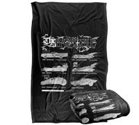 LOGOVISION Batman Batmobile Side Shots Plaid Ultra Doux au Toucher Soyeux - 91 x 147 cm