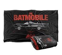 LOGOVISION Batman Classic '66 Batmobile Plaid Ultra Doux au Toucher Soyeux - 91 x 147 cm