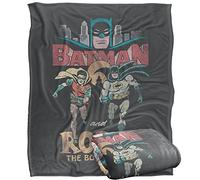 LOGOVISION Batman Classic TV Classic Duo Plaid Ultra Doux au Toucher Soyeux - 152 x 127 cm