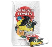 LOGOVISION Batman DC 90Th Detective Comics Cover Plaid Ultra Doux au Toucher Soyeux - 91 x 147 cm