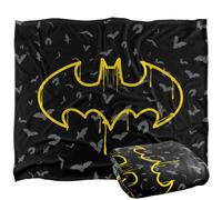 LOGOVISION Batman Drip Symbol Plaid Ultra Doux au Toucher Soyeux - 152 x 127 cm