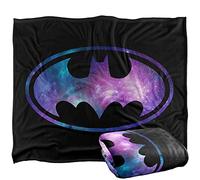 LOGOVISION Batman Galaxy Signal Plaid Ultra Doux au Toucher Soyeux - 152 x 127 cm