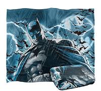 LOGOVISION Batman Stormy Knight Plaid Ultra Doux au Toucher Soyeux - 152 x 127 cm