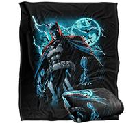 LOGOVISION Batman Stormy Knight Plaid Ultra Doux au Toucher Soyeux - 152 x 127 cm