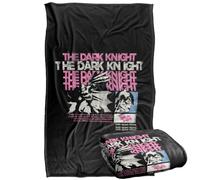 LOGOVISION Batman The Dark Knight Panels Plaid Ultra Doux au Toucher Soyeux - 91 x 147 cm