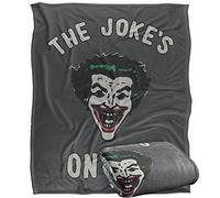 LOGOVISION Batman The Joke's on You Plaid Ultra Doux au Toucher Soyeux - 152 x 127 cm