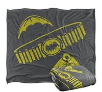 LOGOVISION Batman The Lucius Fox Plaid Ultra Doux au Toucher Soyeux - 152 x 127 cm