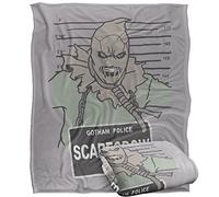 LOGOVISION Batman The Scarecrow Mugshot Plaid Ultra Doux au Toucher Soyeux - 152 x 127 cm