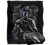 LOGOVISION Batman Villains Unleashed Plaid Ultra Doux au Toucher Soyeux - 152 x 127 cm