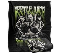 LOGOVISION Beetlejuice 2 (2024) Beetlejuice Beetlejuice Group Band Plaid Ultra Doux au Toucher Soyeux - 152 x 127 cm