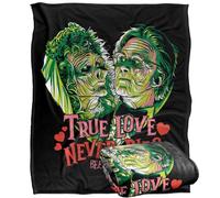 LOGOVISION Beetlejuice True Love Never Dies Plaid Ultra Doux au Toucher Soyeux - 152 x 127 cm
