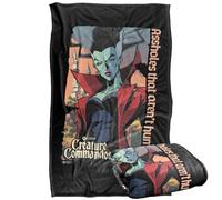 LOGOVISION Creature Commandos The Bride Plaid Ultra Doux au Toucher Soyeux - 91 x 147 cm
