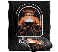 LOGOVISION Dungeons & Dragons First Edition Player's Handbook Cover Plaid Ultra Doux au Toucher Soyeux - 152 x 127 cm