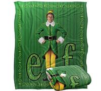 LOGOVISION Elf Buddy The Elf Logo Plaid Ultra Doux au Toucher Soyeux - 152 x 127 cm