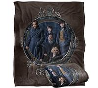LOGOVISION Fantastic Beasts 2 Dumbledore's Team Plaid Ultra Doux au Toucher Soyeux - 152 x 127 cm