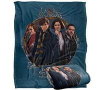 LOGOVISION Fantastic Beasts Where to Find Them Plaid Ultra Doux au Toucher Soyeux - 152 x 127 cm