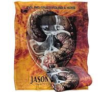 LOGOVISION Friday The 13Th Jason Goes to Hell Poster Plaid Ultra Doux au Toucher Soyeux - 152 x 127 cm