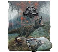LOGOVISION Jurassic World Fallen Kingdom Trex Poster Plaid Ultra Doux au Toucher Soyeux - 152 x 127 cm