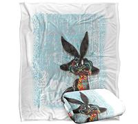 LOGOVISION Looney Tunes Graffiti Rabbit Plaid Ultra Doux au Toucher Soyeux - 152 x 127 cm