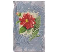 LOGOVISION Love Happiness Joy Flower 2 Plaid Ultra Doux au Toucher Soyeux - 91 x 147 cm