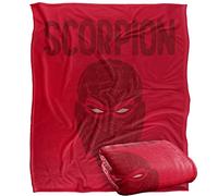 LOGOVISION Mortal Kombat 9 Scorpion Icon Plaid Ultra Doux au Toucher Soyeux - 152 x 127 cm