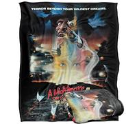 LOGOVISION Nightmare on Elm Street 4 Poster Plaid Ultra Doux au Toucher Soyeux - 152 x 127 cm