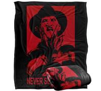 LOGOVISION Nightmare on Elm Street Never Sleep Again Plaid Ultra Doux au Toucher Soyeux - 152 x 127 cm