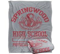 LOGOVISION Nightmare on Elm Streetspringwood High Plaid Ultra Doux au Toucher Soyeux - 152 x 127 cm