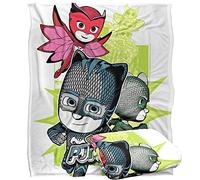 LOGOVISION PJ Masks Comic Group Splash Plaid Ultra Doux au Toucher Soyeux - 152 x 127 cm