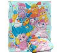 LOGOVISION Popples Group Shot Plaid Ultra Doux au Toucher Soyeux - 152 x 127 cm