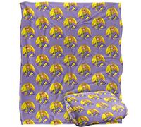 LOGOVISION Scooby-Doo Daphne Character Pattern Plaid Ultra Doux au Toucher Soyeux - 152 x 127 cm