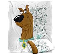 LOGOVISION Scooby Doo! Evolution of Scooby Doo! Plaid Ultra Doux au Toucher Soyeux - 152 x 127 cm