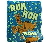LOGOVISION Scooby Doo! Ruh Roh Eyes Plaid Ultra Doux au Toucher Soyeux - 152 x 127 cm