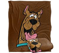 LOGOVISION Scooby Doo! Scooby Happy Plaid Ultra Doux au Toucher Soyeux - 152 x 127 cm