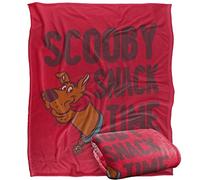 LOGOVISION Scooby Doo! The Snack Time Plaid Ultra Doux au Toucher Soyeux - 152 x 127 cm