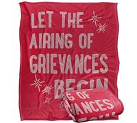 LOGOVISION Seinfeld The Let It Out Plaid Ultra Doux au Toucher Soyeux - 152 x 127 cm