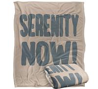 LOGOVISION Seinfeld The Serenity Now Plaid Ultra Doux au Toucher Soyeux - 152 x 127 cm