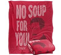 LOGOVISION Seinfeld The Soup Stand Plaid Ultra Doux au Toucher Soyeux - 152 x 127 cm