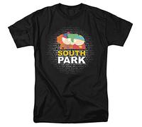 LOGOVISION South Park Lyrics Unisex T Shirt, Black, Noir, 4XL Mixte