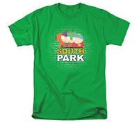 LOGOVISION South Park Lyrics Unisex T Shirt, Green, Vert Kelly, 4XL Mixte