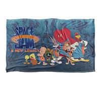 LOGOVISION Space Jam: A New Legacy Toon Squad Plaid Ultra Doux au Toucher Soyeux - 91 x 147 cm