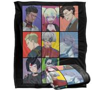 LOGOVISION Suicide Squad Isekai Portraits Plaid Ultra Doux au Toucher Soyeux - 152 x 127 cm