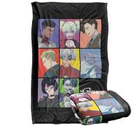 LOGOVISION Suicide Squad Isekai Portraits Plaid Ultra Doux au Toucher Soyeux - 91 x 147 cm