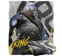 LOGOVISION Suicide Squad: Kill The Justice League King Shark Plaid Ultra Doux au Toucher Soyeux - 152 x 127 cm