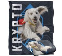 LOGOVISION Superman 2025 Krypto Diamond Couverture Douce au Toucher Soyeux 152 x 127 cm