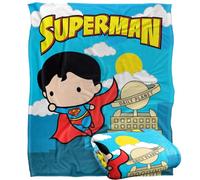 LOGOVISION Superman Flying Chibi Plaid Ultra Doux au Toucher Soyeux - 152 x 127 cm