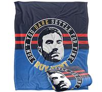 LOGOVISION Ted Lasso Roy Kent Don't Settle Plaid Ultra Doux au Toucher Soyeux - 152 x 127 cm