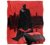 LOGOVISION The Batman (2022) The Batman Gotham Mirrored Plaid Ultra Doux au Toucher Soyeux - 152 x 127 cm