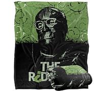 LOGOVISION The Batman (2022) The Riddler Plaid Ultra Doux au Toucher Soyeux - 152 x 127 cm